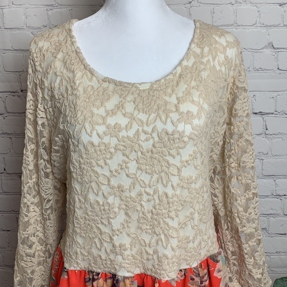 Fashion To Figure Lace and Floral Dress - Picture 2 of 13